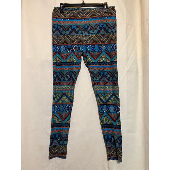 Lula Roe Patterned Leggings (Tall and Curvy) Bundle No Size. - Picture 6 of 9